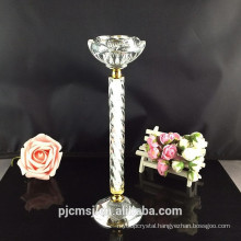 Beautiful Wholesale Crystal Glass Candle Holder Set CHM048C